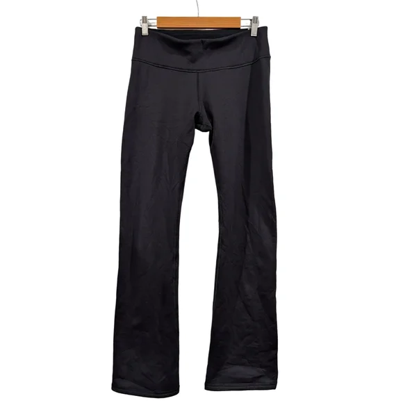 Athleta Black Metro Bootcut Yoga Pants Size Medium Tall - Picture 1 of 10